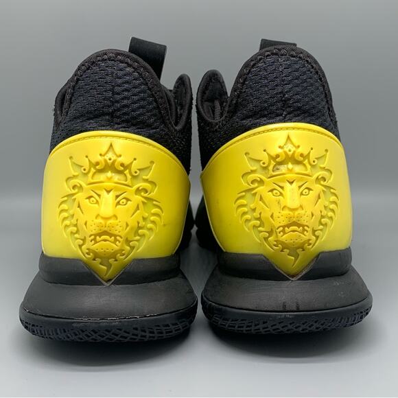 Nike LeBron Witness 4 Black/Opti Yellow Basketball‎ Shoes BV7427-004 Men's Sz13 - Picture 3 of 10